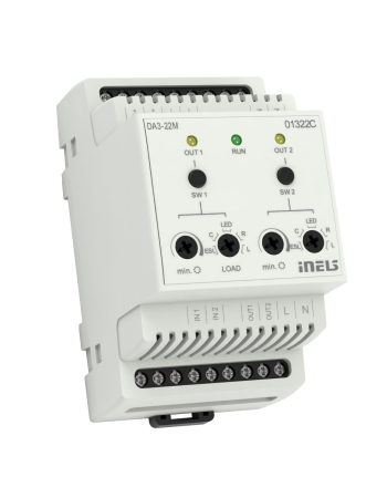 Universal dimming actuator, 2-channels DA3-22M