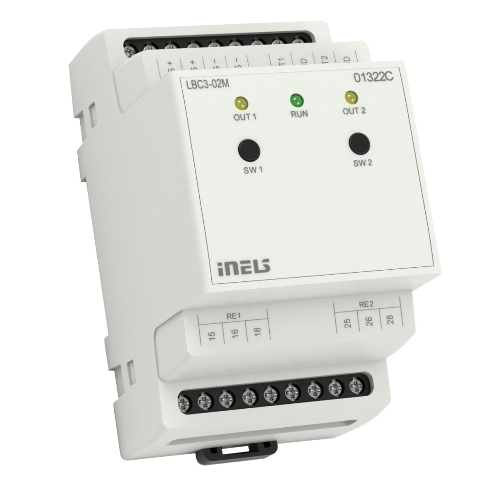 Dimming actuator for electronic ballasts, 2-channels LBC3-02M