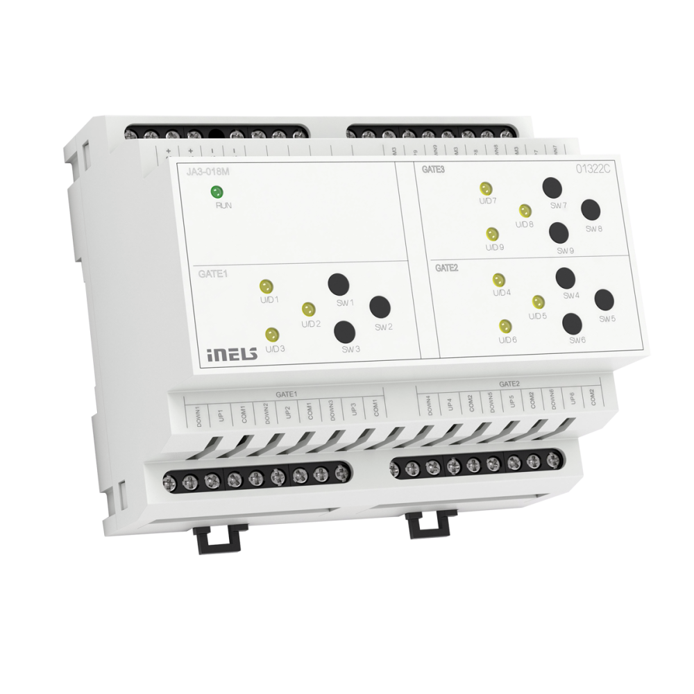 Roller (shutter) actuator, 18-channels JA3-018M
