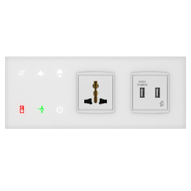 Glass Bedside Panel GBP3-60/W