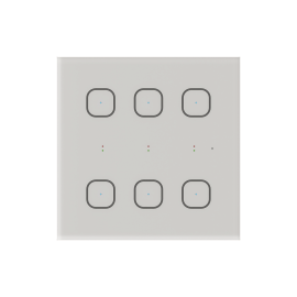 Glass switch button GSB3-60/W