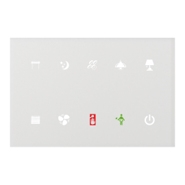 Glass Switch Panel GSP3-100/W